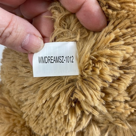 Brown Bear Holding Red Rose Heart Pillow Plush Stuffed Animal. - Picture 10 of 12